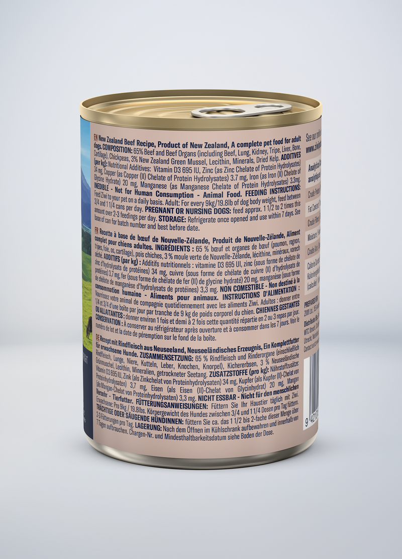 Ziwipeak Daily Dog Cuisine Tins Beef