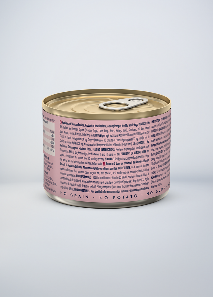 Ziwipeak Daily Dog Cuisine Tins Venison