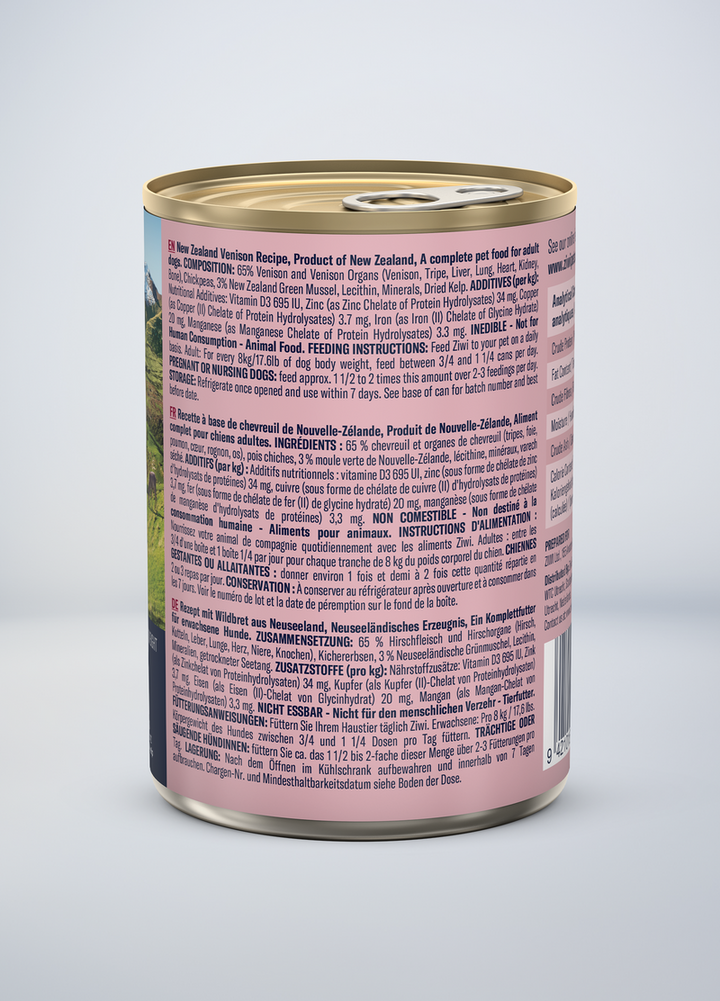Ziwipeak Daily Dog Cuisine Tins Venison