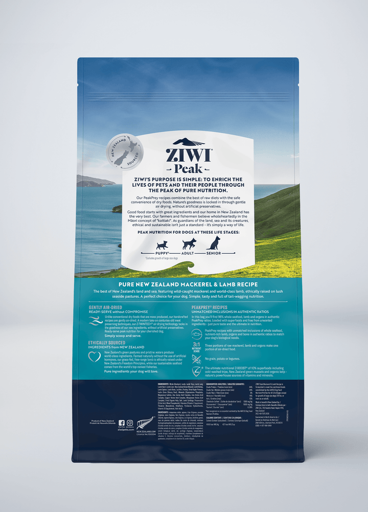 Ziwipeak Daily Dog Air Dried Cuisine Mackerel & Lamb