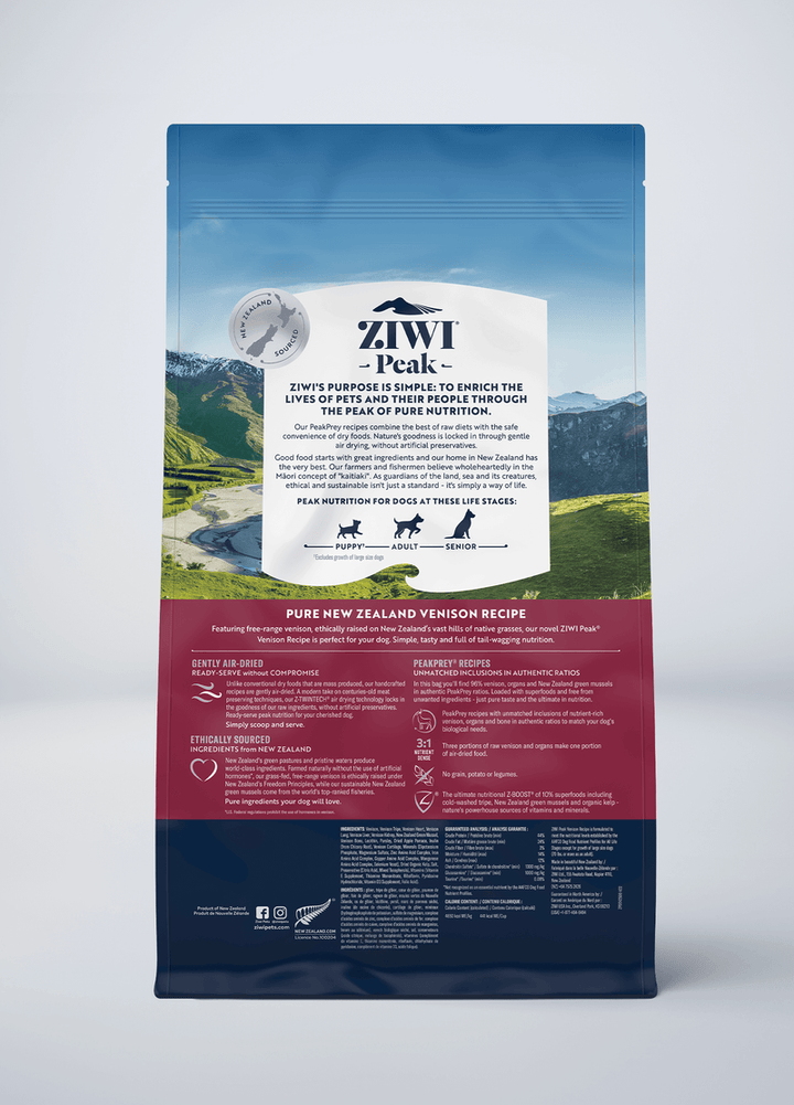 Ziwipeak Daily Dog Air Dried Cuisine Venison