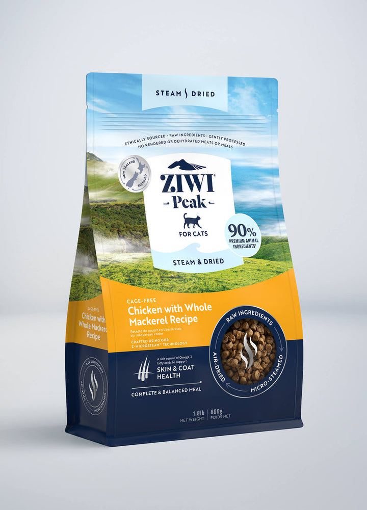 Ziwipeak Cat Steam & Dried Chicken Pouch