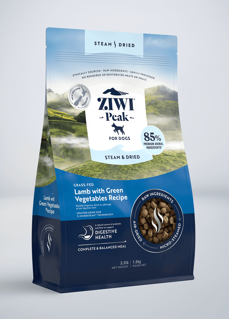 Ziwipeak Dog Steam & Dried Lamb Pouch