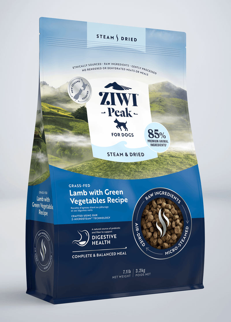 Ziwipeak Dog Steam & Dried Lamb Pouch