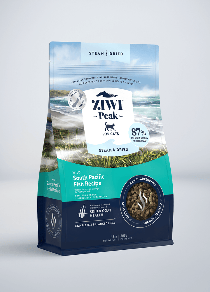 Ziwipeak Cat Steam & Dried Wild South Pacific Fish Pouch