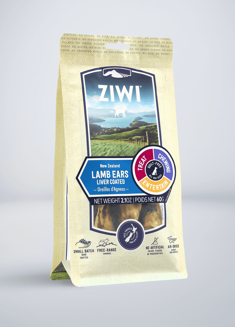 Ziwipeak Dog Treats Lambs Ears 60g