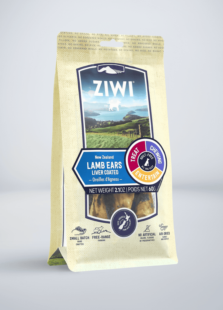 Ziwipeak Dog Treats Lambs Ears 60g