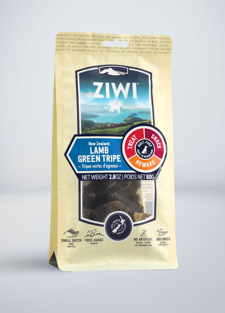 Ziwipeak Dog Treats Lamb Green Tripe 80g