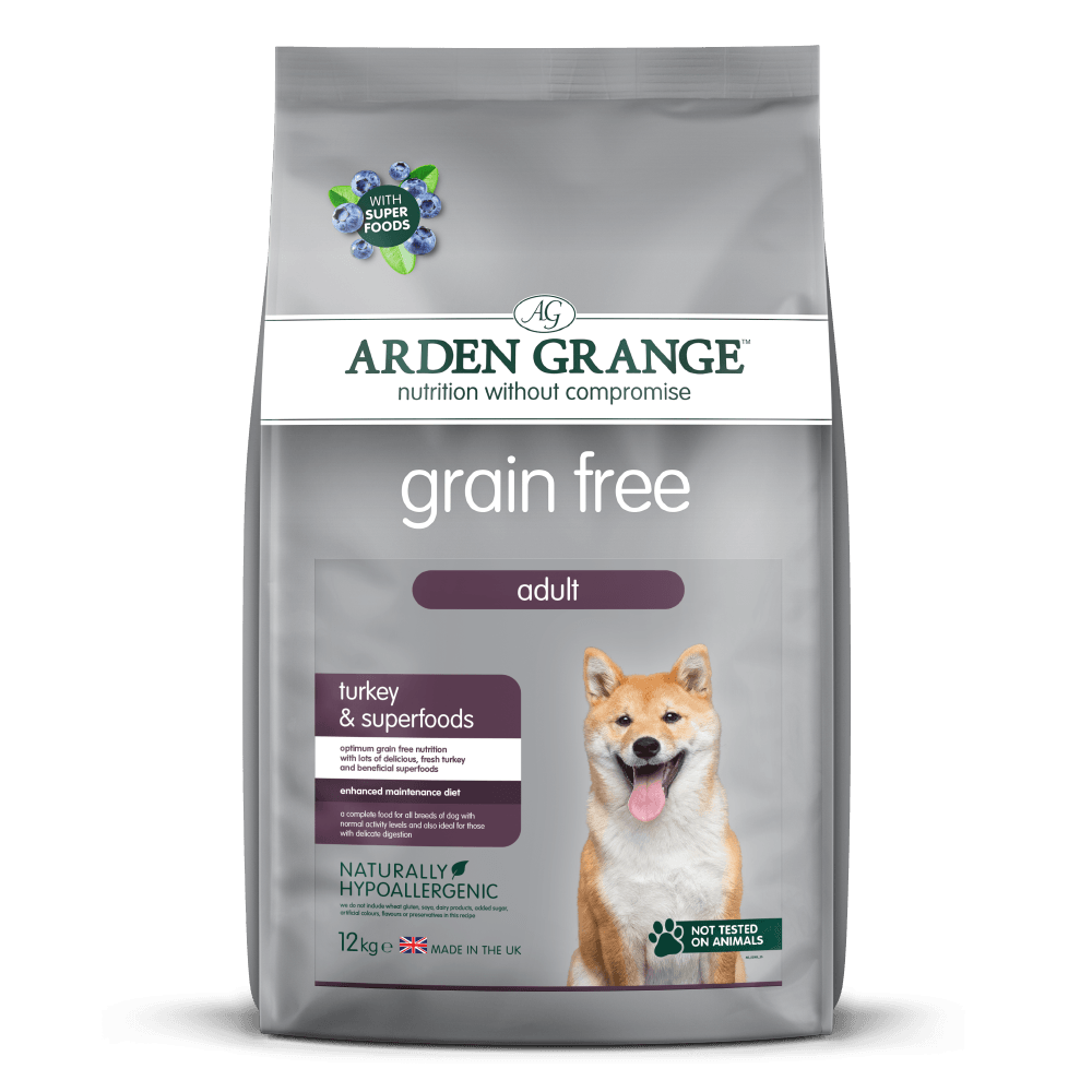 Arden Grange Dog Adult Grain Free Turkey Superfoods 12kg