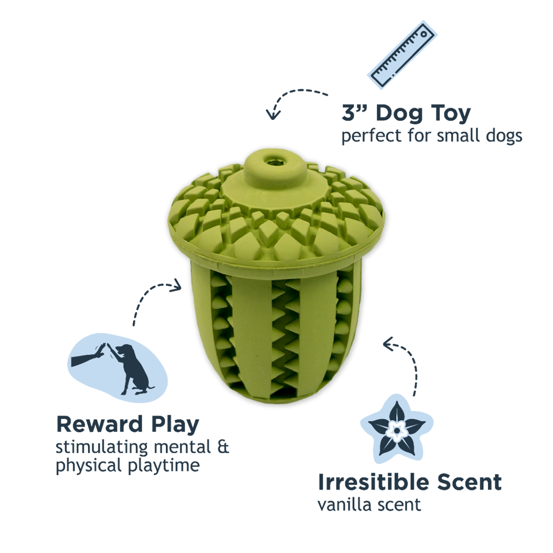 Tall Tails Natural Rubber Acorn Toy
