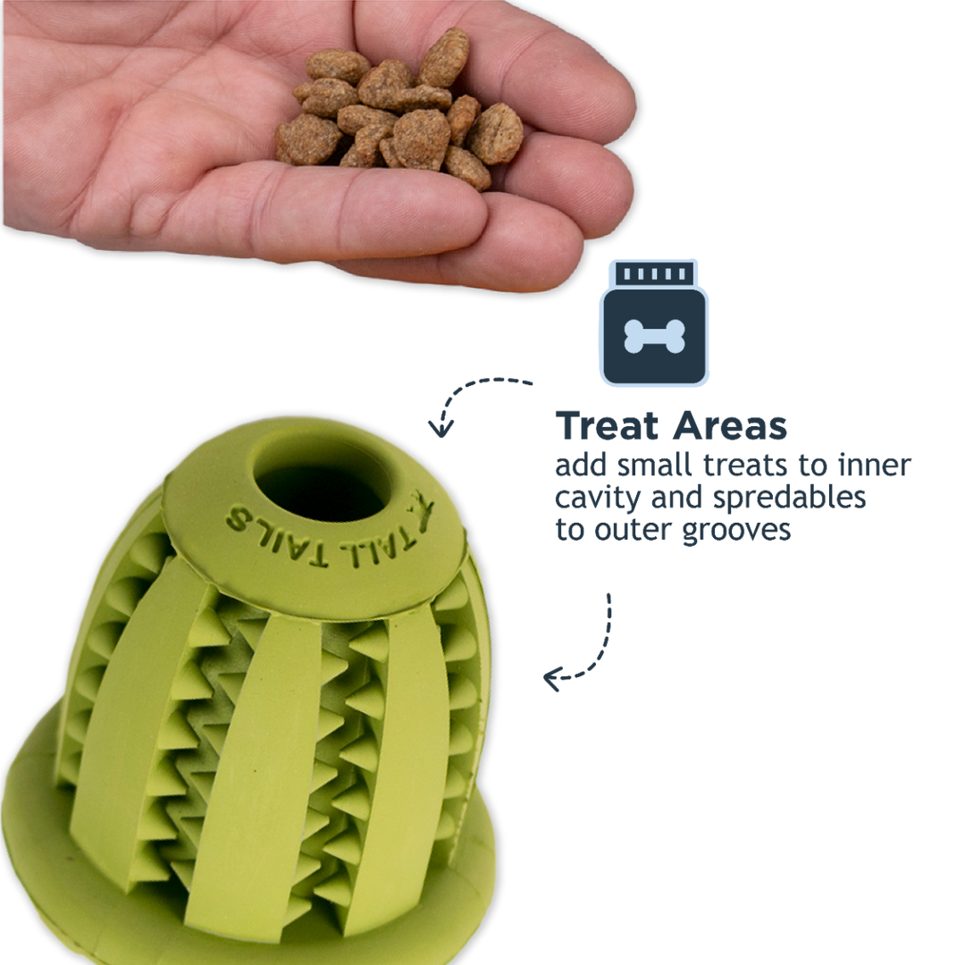 Tall Tails Natural Rubber Acorn Toy