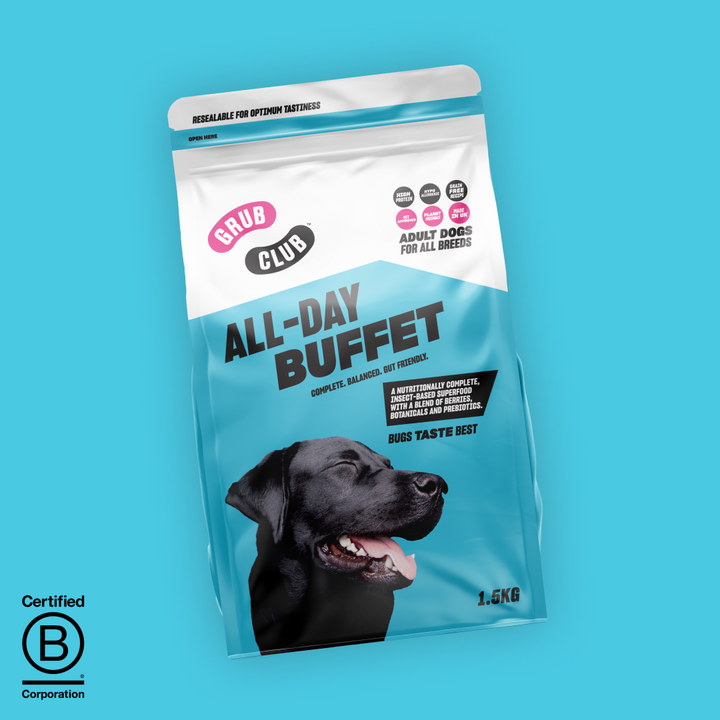 Grub Club All-Day Buffet Dry Dog Food Insect Protein