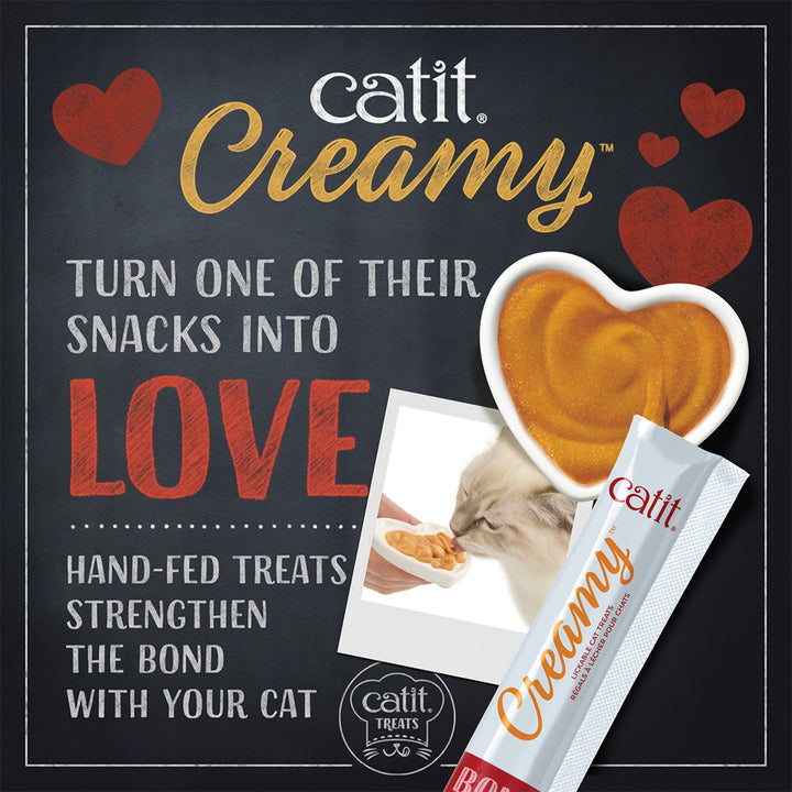 Catit Creamy Treats Chicken 4 pack, 10g