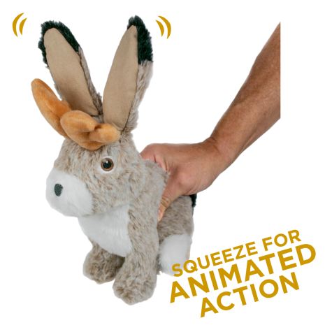 Tall Tails Plush Jackalope Twitchy Toy