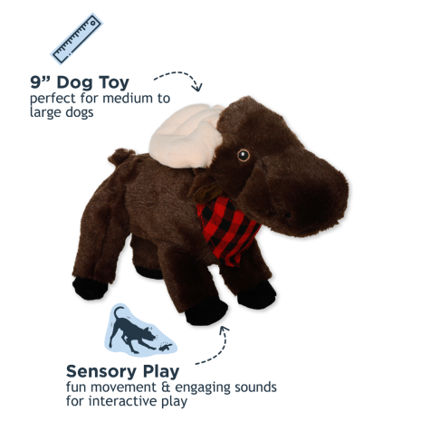 Tall Tails Plush Animated Moose Toy