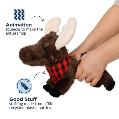 Tall Tails Plush Animated Moose Toy