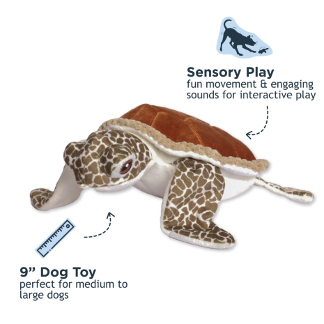 Tall Tails Plush Animated Sea Turtle Toy