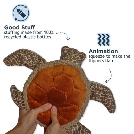 Tall Tails Plush Animated Sea Turtle Toy