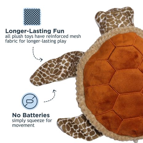 Tall Tails Plush Animated Sea Turtle Toy