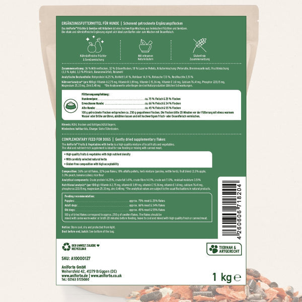 Aniforte Fruit &amp; Vegetable Flakes with Herbs