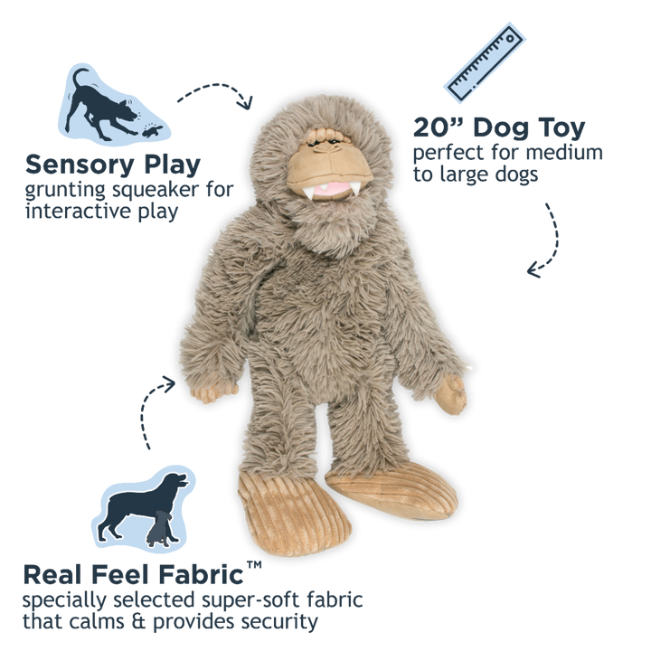 Tall Tails Plush Stuffless Big Foot Toy