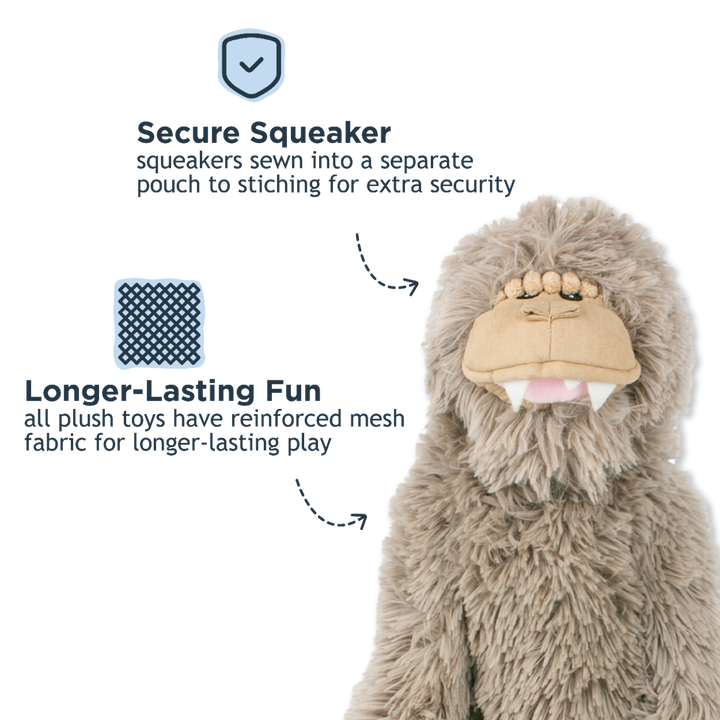Tall Tails Plush Stuffless Big Foot Toy