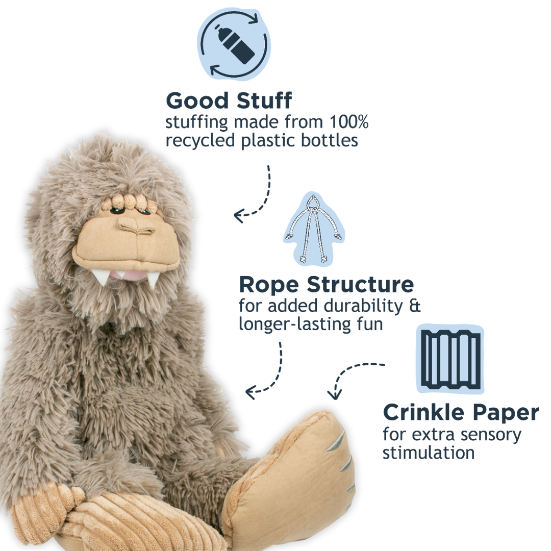 Tall Tails Plush Stuffless Big Foot Toy