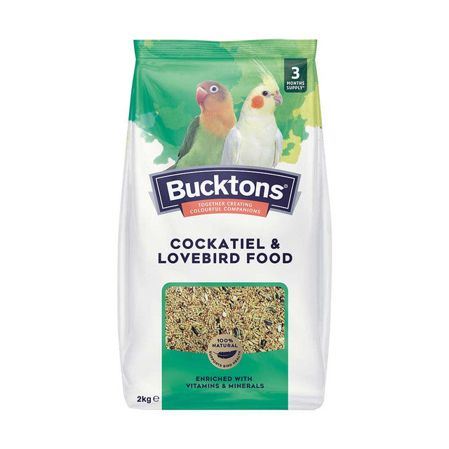 Bucktons Cockatiel & Lovebird Food 2Kg