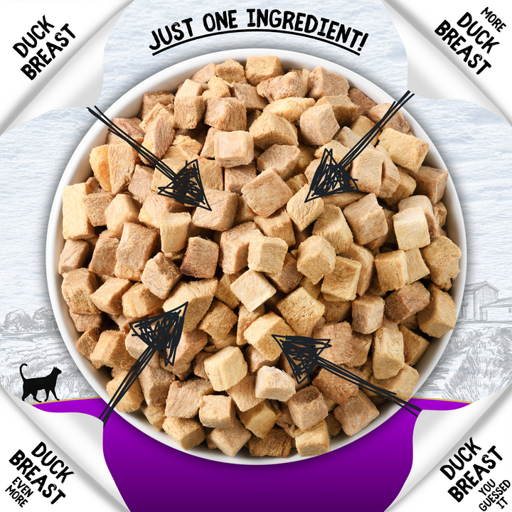 Cookhouse Luxury Cat Treats Freeze Dried Duck Breast 10g