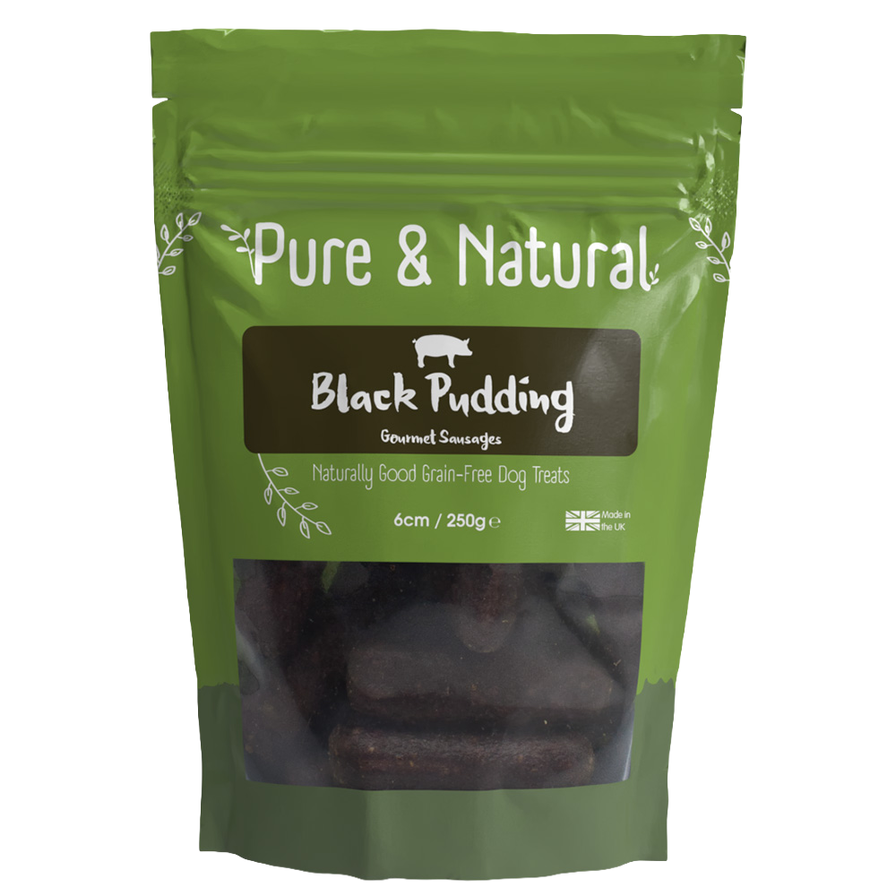 Pure & Natural Black Pudding Gourmet Sausages 6cm