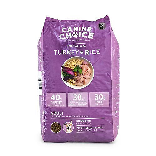 Canine Choice Premium Hypoallergenic Adult Dry Dog Food Turkey