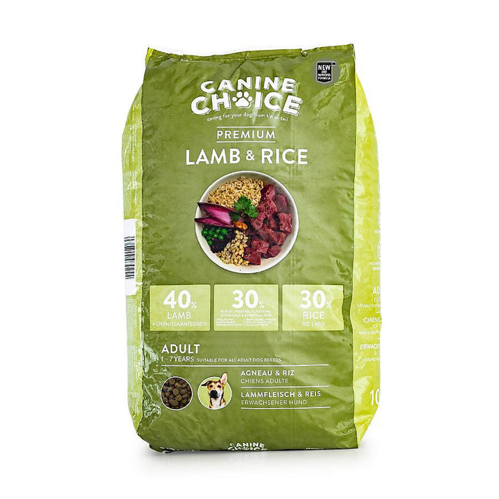 Canine Choice Premium Hypoallergenic Adult Dry Dog Food Lamb