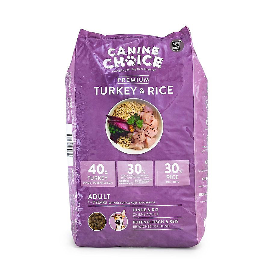 Canine Choice Premium Hypoallergenic Adult Dry Dog Food Turkey