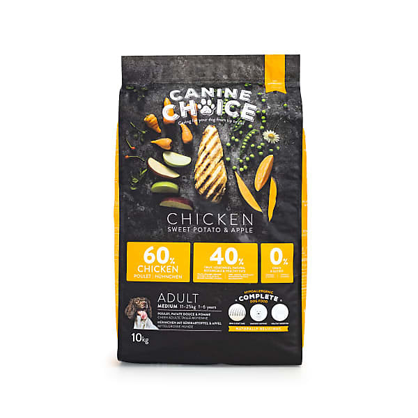 Canine Choice Super Premium Grain Free Medium Adult Dry Chicken 10kg