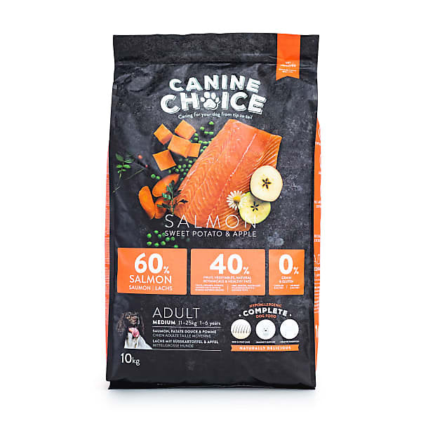 Canine Choice Super Premium Grain Free Medium Adult Dry Salmon 10kg