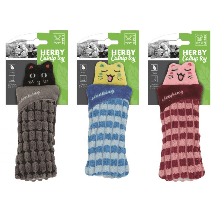 M-PETS Herby Catnip Toy Cat Character Assorted