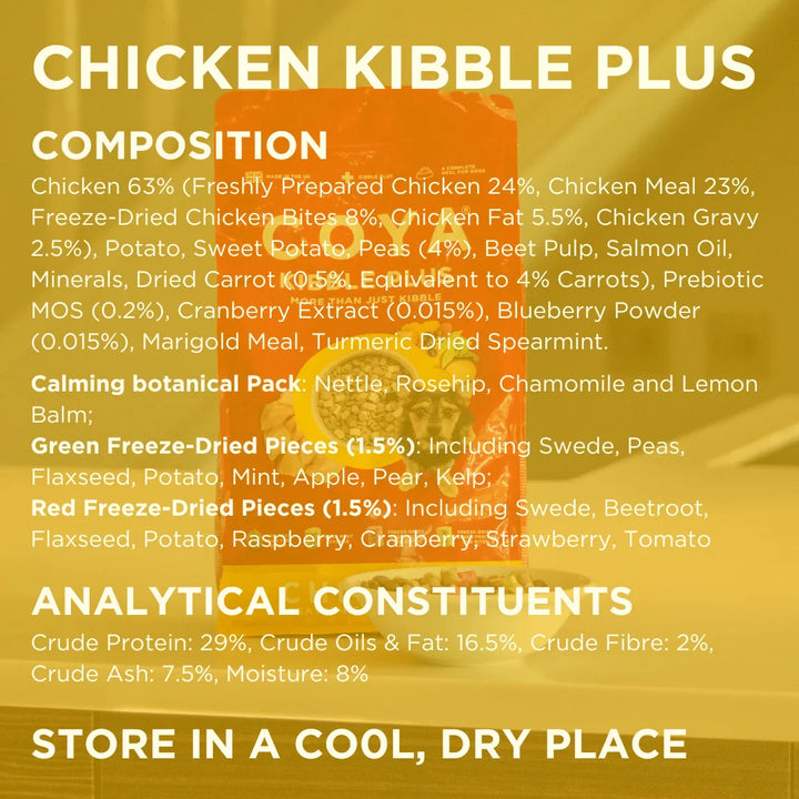 Coya Freeze Dried  Kibble Plus Chicken 1.5kg