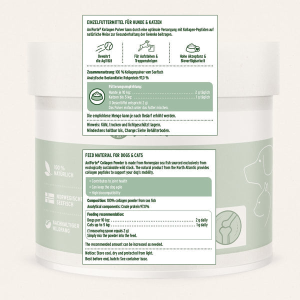 Aniforte Collagen Powder 250g - Supports Joints, Tendons, Ligaments &amp; Cartilage