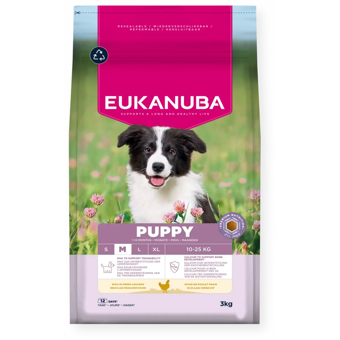 Eukanuba Puppy Medium Breed Chicken 3Kg