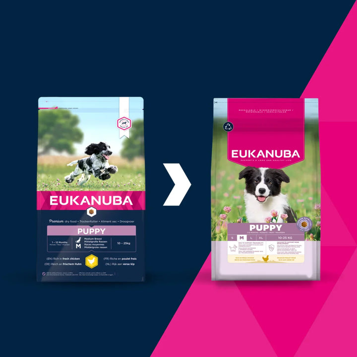 Eukanuba Puppy Medium Breed Chicken 3Kg