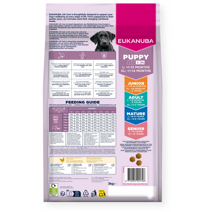 Eukanuba Puppy Large Breed Chicken 3Kg