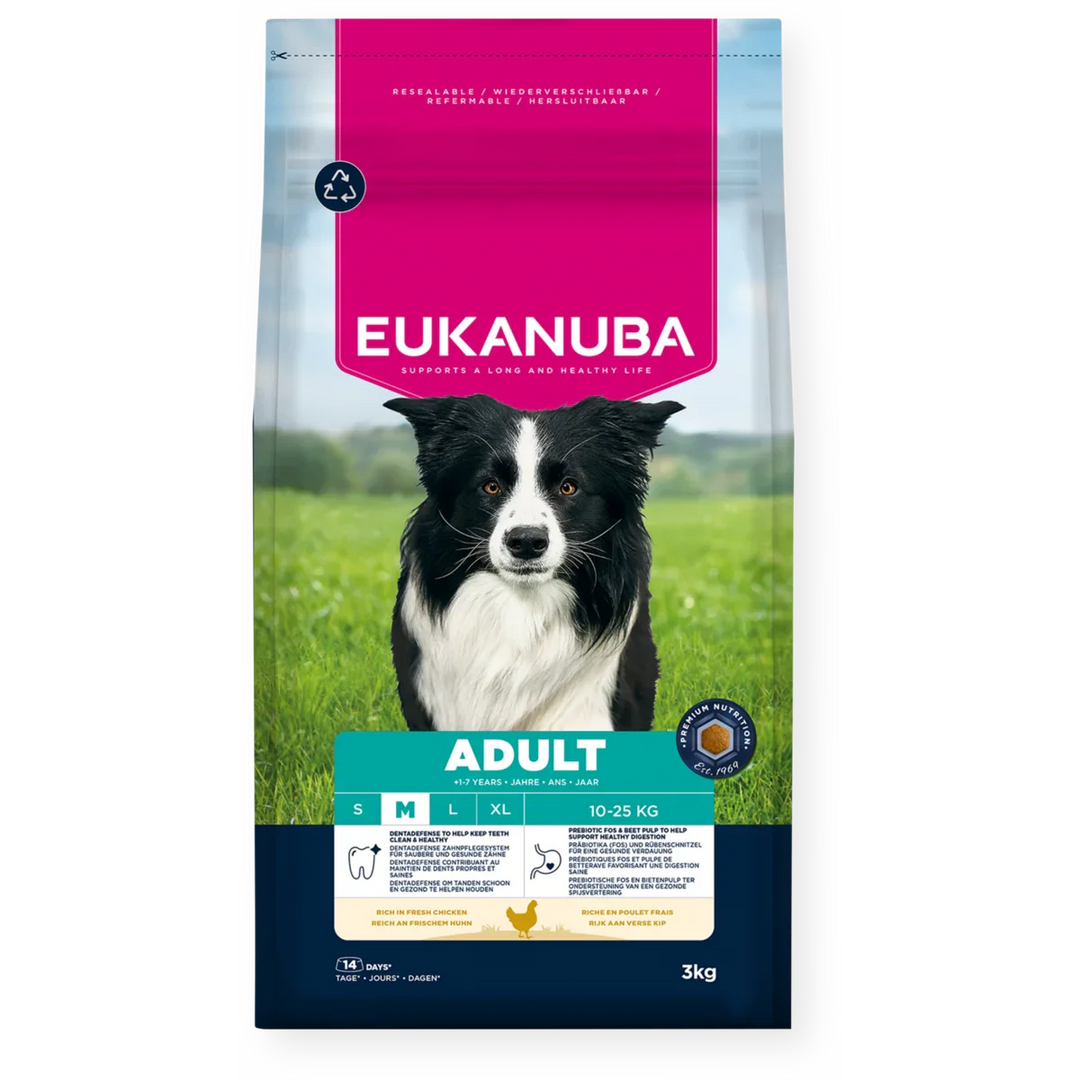 Eukanuba Adult Dog Medium Breed Chicken 3Kg