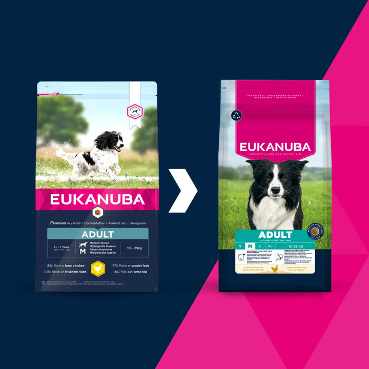 Eukanuba Adult Dog Medium Breed Chicken 3Kg
