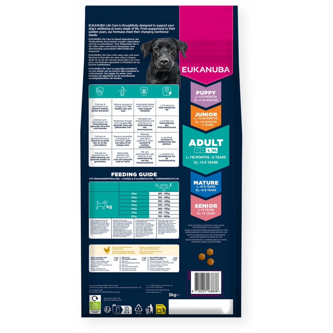 Eukanuba Adult Dog Large Breed Chicken 3Kg