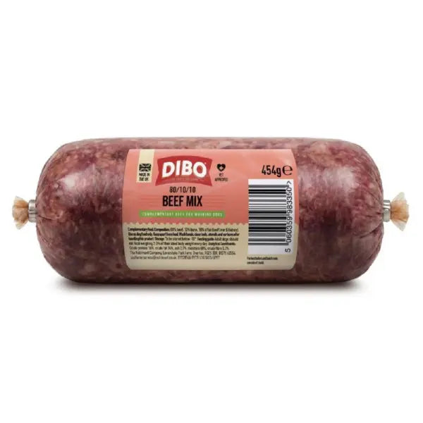 DIBO 80/10/10 Beef Mix Chubb 454g