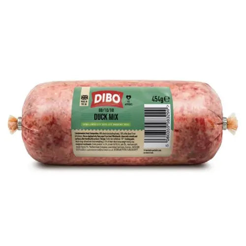 DIBO 80/10/10 Duck Mix Chubb 454g