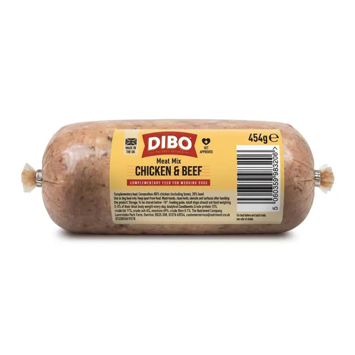 DIBO Meat Mix Chicken &amp; Beef Chubb 454g