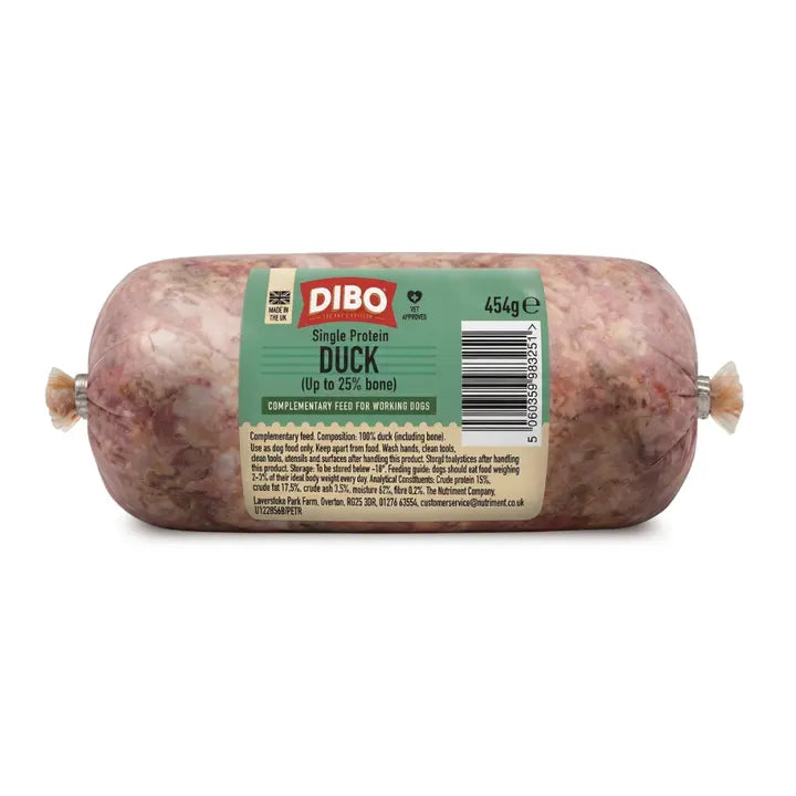 DIBO Single Protein Duck Chubb 454g