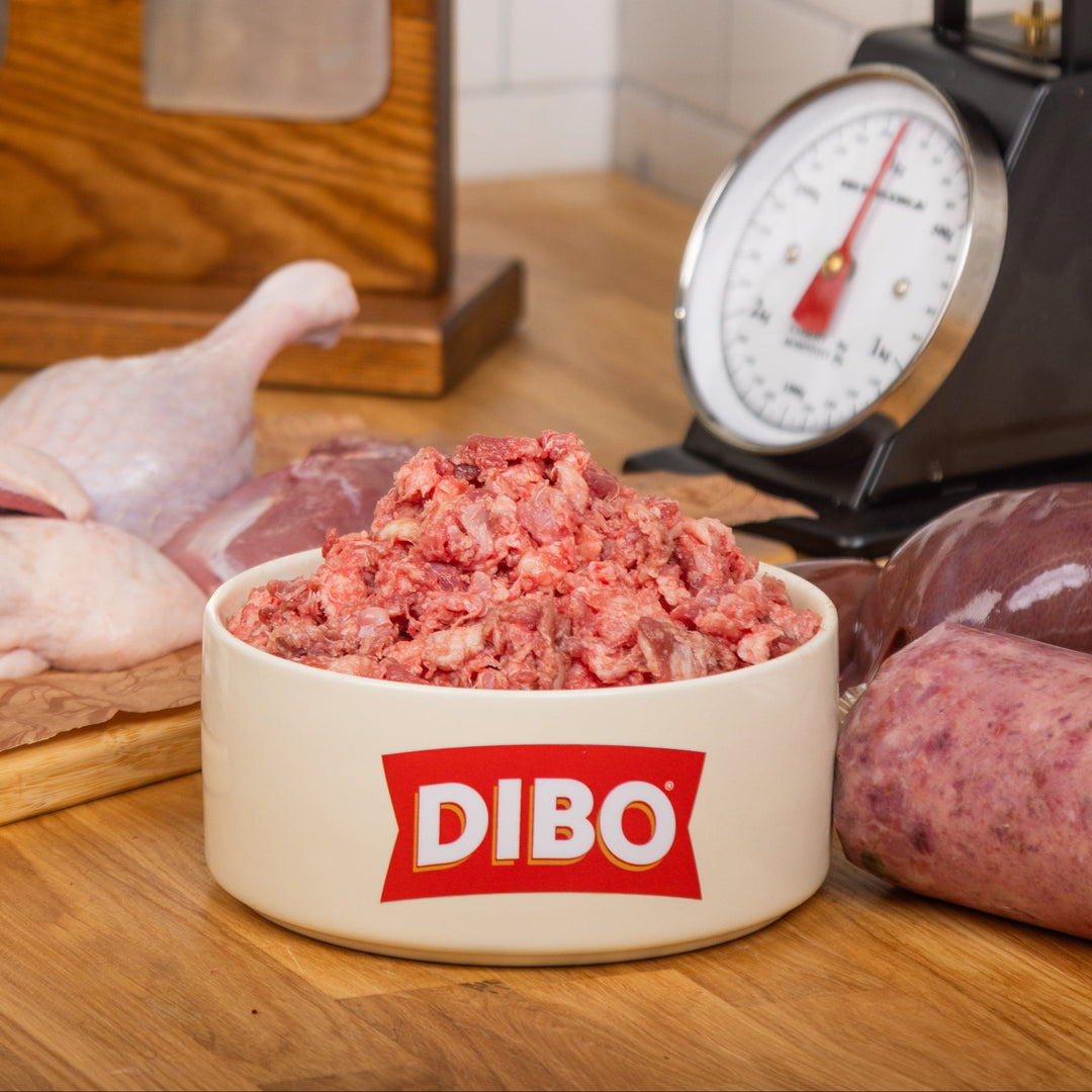 DIBO 80/10/10 Duck &amp; Tripe Mix Chubb 454g