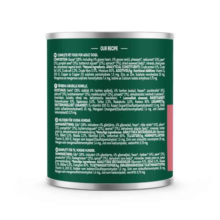 Natures Menu Country Hunter Pheasant & Goose with Superfoods 600g x 6